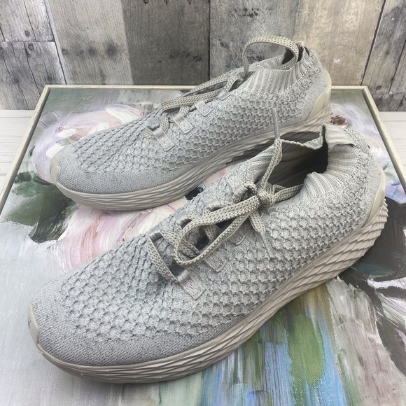 NOBULL Knit Runners in Cool Grey Size 12.5. - Picture 2 of 14